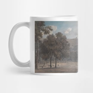 Il Parco degli Astroni - The Wooded Crater Bottom with Hunt in Progress by John Robert Cozens Mug